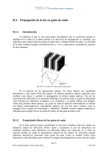 B.3. Propagación de la luz en guías de onda