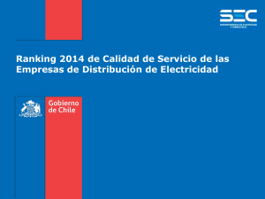 Ranking 2014 de Calidad de Servicio de las Empresas de