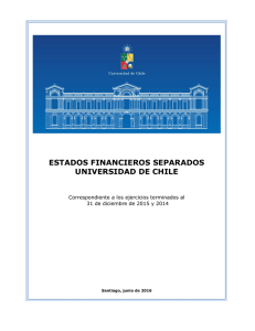 ESTADOS FINANCIEROS - Universidad de Chile