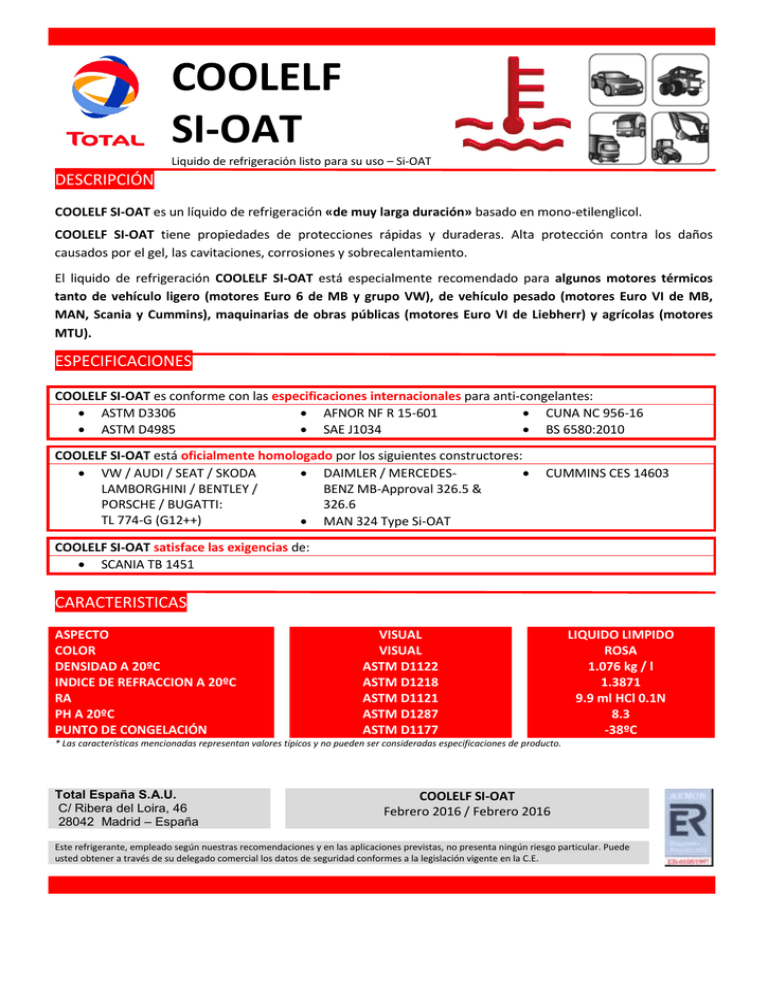 Si oat антифриз