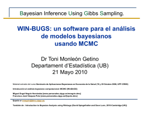 Presentacion Seminario Bayesian Analysis using WINBUGS