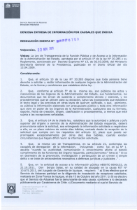 DENIEGA ENTREGA DE INFORMACI&Oacute;N POR CAUSALES QUE