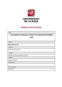 Los pactos sucesorios - Biblioteca de la Universidad de La Rioja