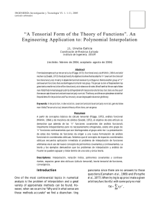 “A Tensorial Form of the Theory of Functions”.