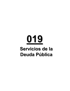 Servicios de la Deuda Pública
