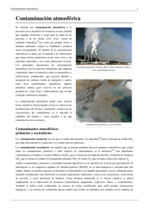 Contaminación atmosférica
