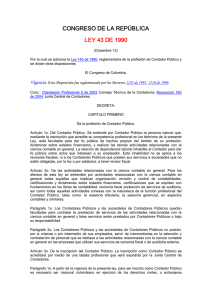 Ley 43 de 1990 - Ministerio de Educación