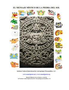 Calendario Azteca - Gnosis Instituto Cultural Quetzalcoatl