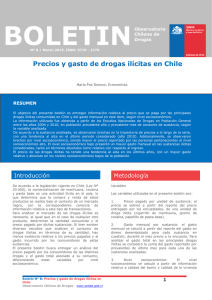 Precios y gasto de drogas ilícitas en Chile