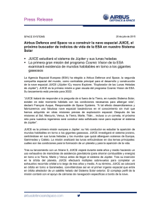Press Release - Airbus Defence and Space