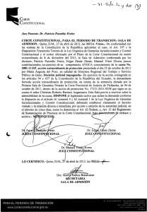l-^^Ux u - Corte Constitucional del Ecuador