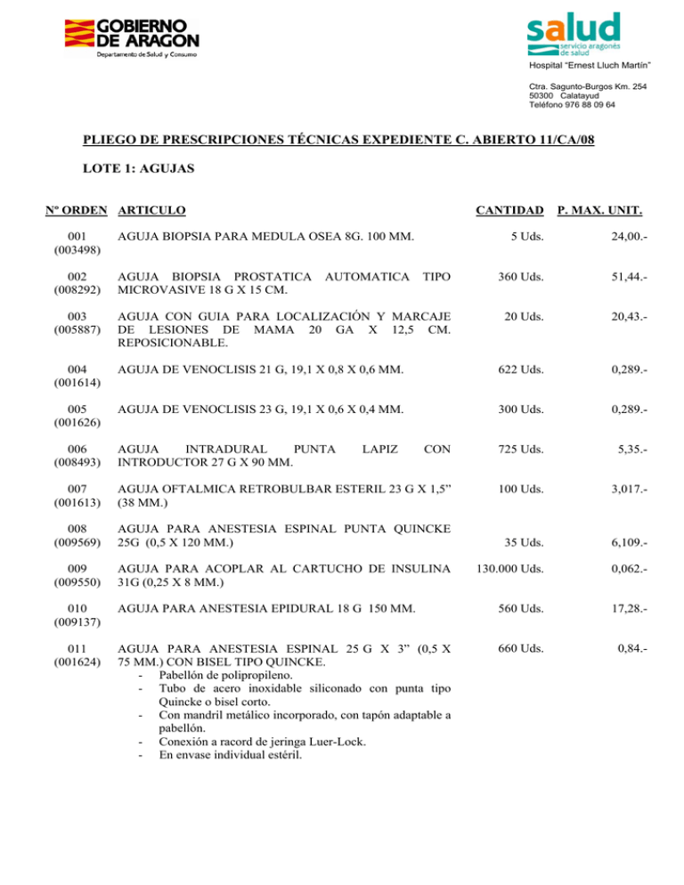 PLIEGO DE PRESCRIPCIONES TÉCNICAS EXPEDIENTE C