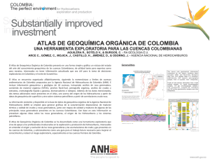 Atlas de geoquímica orgánica de Colombia