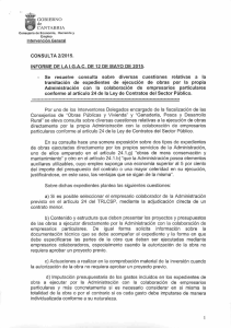 Tramitación de expedientes de obra por la propia Administración