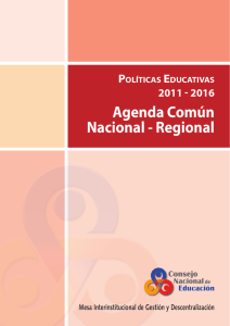 Agenda Común Nacional - Regional