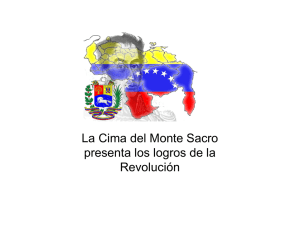 La Cima del Monte Sacro presenta los logros de la Revolución