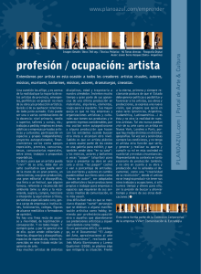 profesión / ocupación: artista