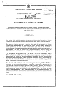 Decreto 1467 de 2012