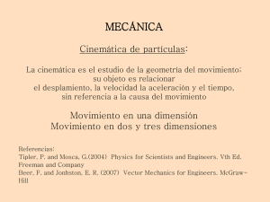 T: Cinemática 2012