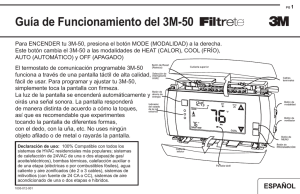 Guía de Funcionamiento del 3M-50