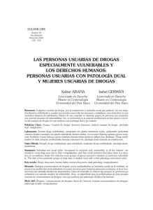 las personas usuarias de drogas especialmente vulnerables y los