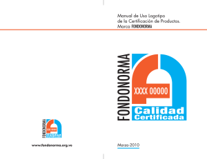 Manual de uso Logotipo de la Certificacion de