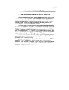 Il. CARACTERISTICAS GENERALES DE LA ZONA DE ESTUDIO.