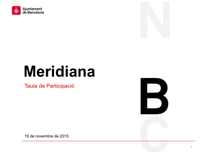 Document presentat la 1a sessió de la Taula de Meridiana