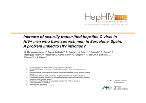 Increase of sexually transmitted hepatitis C virus in