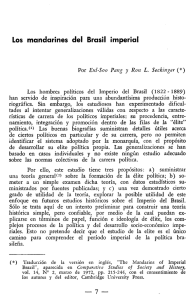 Los mundarínes del Brasil imperial