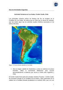 Guía de Actividades Sugeridas Actividad Volcánica en Los Andes