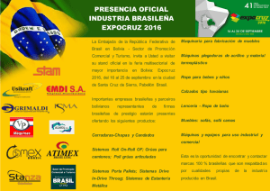 presencia oficial industria brasileña expocruz 2016