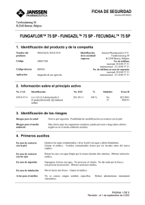 fungaflor™ 75 sp - fungazil™ 75 sp - fecundal™ 75 sp