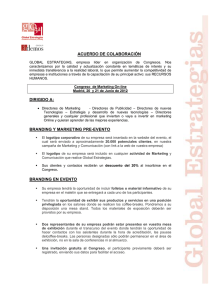 ACUERDO DE COLABORACIÓN DIRIGIDO A: BRANDING Y