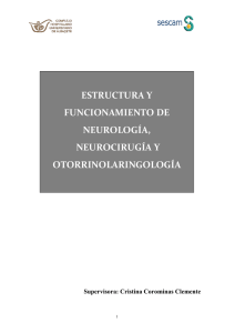 Neurología, Neurocirugía y Otorrino (5ª Derecha).