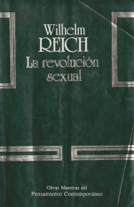 Reich Wilhelm – La Revolucion Sexual