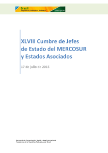 XLVIII Cumbre de Jefes de Estado del MERCOSUR y Estados