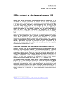 MEDA: mejora de la eficacia operativa desde 1999