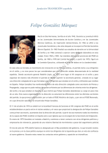 Felipe González - Fundación Transición Española
