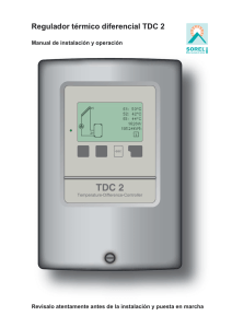 Regulador térmico diferencial TDC 2