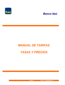 manual de tarifas