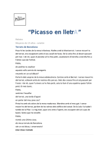 Picasso en lletrA - Ajuntament de Barcelona