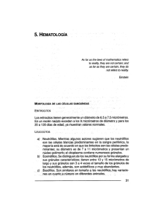 Capítulo 5. Hematología PDF - Facultad de Medicina