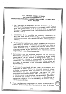 Page 1 DECLARACIÓN DE SLA ESTEVES ENCUENTRO