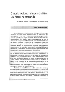 El imperio mexicano y el imperio brasileño: Una historia no