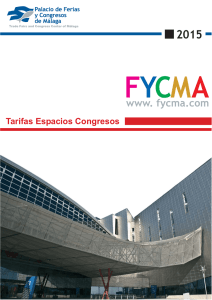 Tarifas Espacios Eventos - Palacio de Ferias y Congresos de Málaga