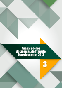 Análisis de los Accidentes de Tránsito Ocurridos en el 2013