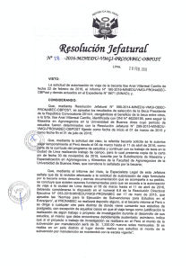 Page 1 Resolución Jefatural Nº 33 -2016-9MINEDU