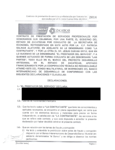 Contrato de prestación de servicios profesionales por honorarios 2