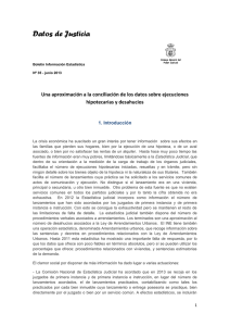 Boletín 35 - Conciliación de datos sobre ejecuciones hipotecarias y